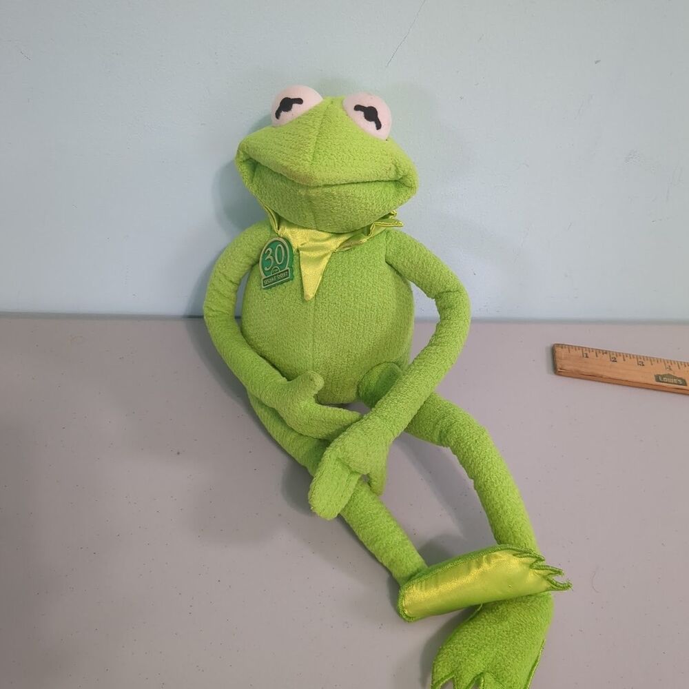 1999 Tyco KERMIT the Frog 30th Anniversary Magic Talking Singing Plush WORKING